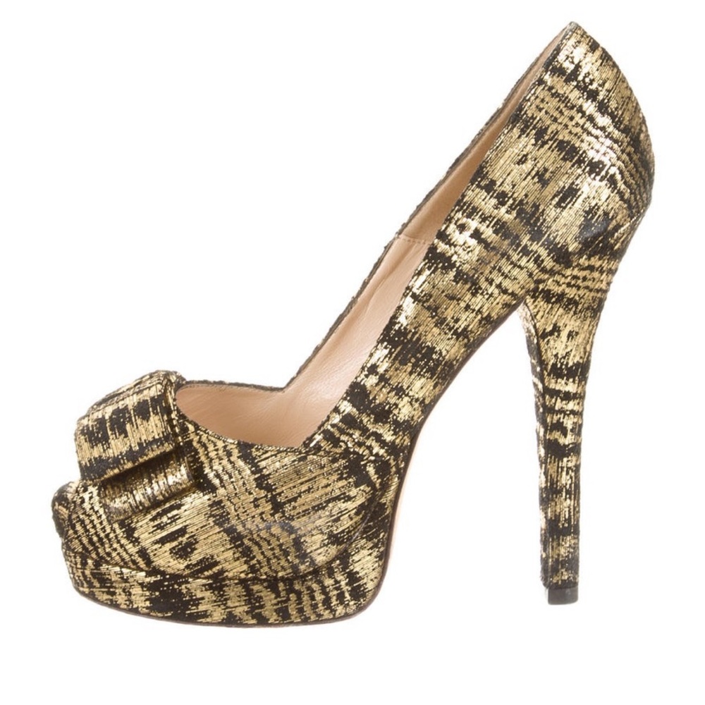 Fendi Peep Toe Heels